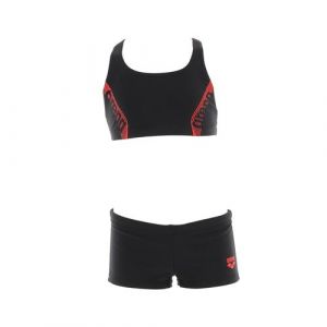 Image de Maillot de bain 2 pi&egrave;ces Arena Girl s bikini energy back graphic Noir Taille : 12-13 ans