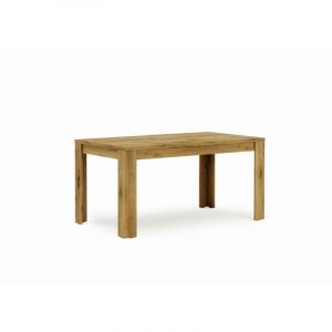 Image de Table extensible pour salle à manger romi 160cm Coloris chêne et gris graphite