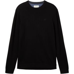 Tom Tailor 1038426 Sweater, 29999-Black, XXL Homme