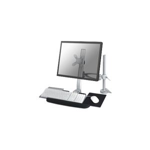 Image de Newstar FPMA-D1020KEYB - Support de bureau pour moniteur, clavier et souris