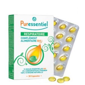 Puressentiel Respiratoire - Capsules bio, 30 unit&eacute;s