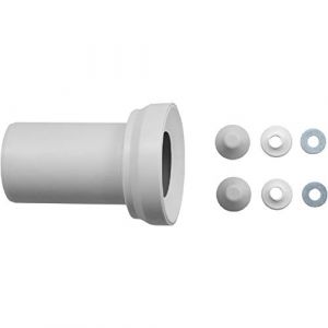Cornat CKAST90180 Pièce de raccordement pour toilettes encastrées 90 à 180 mm