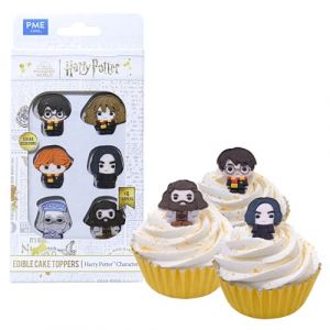 PME Harry Potter Set de 6 Toppers de Cupcakes Comestibles, Personnages