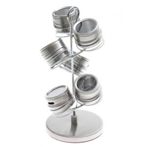 Image de Jd diffusion P9776 - Arbre &agrave; &eacute;pices avec support et 6 pots