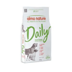 Almo Nature Nature Daily au b&oelig;uf et riz pour chien 2 x 12 kg