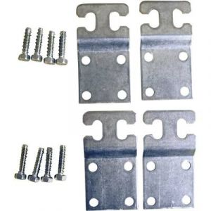 Fibox Support mural 8280002 Métal gris (RAL 7035) 1 set