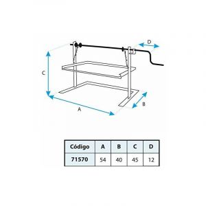 El zorro Imex 71570 Support R&eacute;glable, 71570