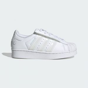 Adidas Chaussure Superstar à LED avec fermeture confort et lacets élastiques pour enfants