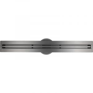 Bernstein Caniveau de douche en Acier inox avec Siphon évacuation, Drain de cabine de douche avec Filtre anti-odeurs - Métal - FlexM03 - Taille au choix 900mm