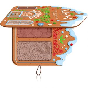 NYX Cosmetics Palette Duo Blush & Highlighter Gingerbaddies Land