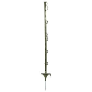 Image de Chapron Lemenager Piquet double b&ecirc;che - Hauteur 105 cm - 5 isolateurs - Vert