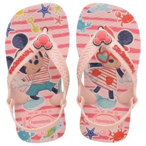 Havaianas Mixte bébé Baby Disney Classics II Tongues, Pink/Red, 24 EU