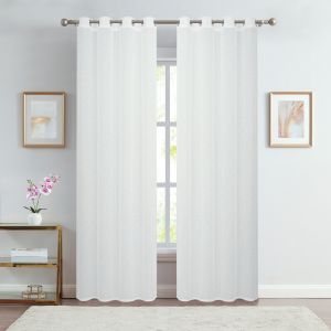 Paire De Voilages Unis