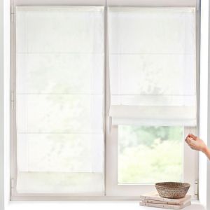 Store &eacute;tamine 45x180 cm BOAT - blanc