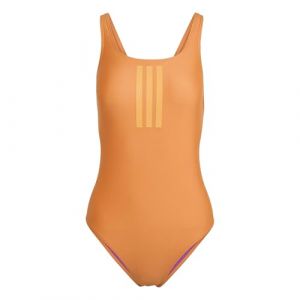 Adidas Maillot de bain 1 pi&egrave;ce dos en v &agrave; 3 bandes femme