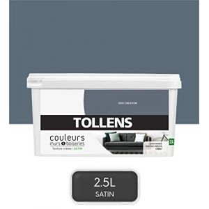 Image de Tollens Peinture murs et boiseries gris création satin 2 5L