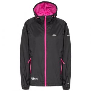 Trespass Veste imperméable pliable QIKPAC - Femme (L) (Noir) - UTTP3379