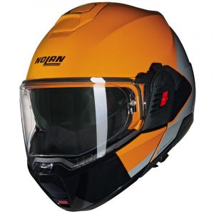 Nolan Casque modulable N120-1 Grafo 350 orange/gris/noir- L