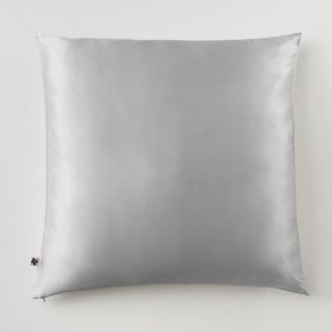 Taie d'Oreiller 63 x 63 cm - Soie de Mûrier Soanne Argent