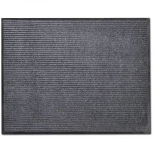 Image de Décoshop26 Tapis d'entrée paillasson PVC Gris 120 x 180 cm DEC023124