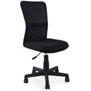 Idimex Chaise de bureau todi assise pivotante - Noir