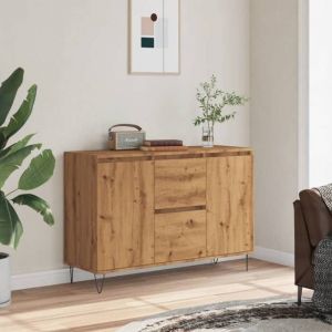 Vidaxl - Buffet chêne artisanal 104x35x70 cm bois d'ingénierie