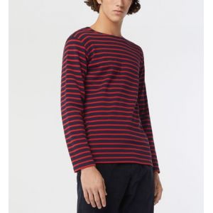 Armor Lux T-shirt marini&egrave;re Houat manches longues coton Bleu Armor-Lux - Couleur Bleu - Taille S