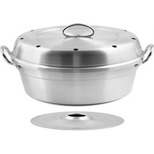 Home CM24 Aluminium Fornetto gaz avec des pots de couvercle et la cuisine de préparation