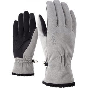 Ziener Ibrana Touch Multisport Gloves Women, gris 7,5 Gants polaire & laine
