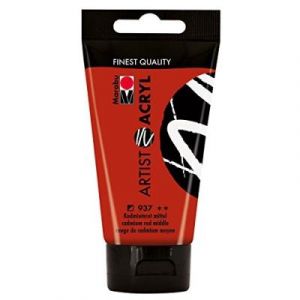 Marabu 122002937 – Artist Acrylique, 75 ML, kadmiumrot Moyen