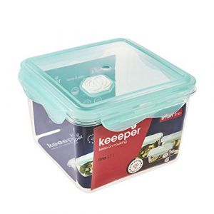 Keeeper Boîte de conservation 'tina', avec clip, 1,7 litre - Lot de 2