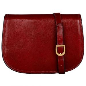 Time Resistance Sac à main bandoulière en cuir - Pour femmes - Sacoche rétro