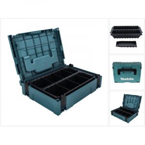 Makita Makpac 1 + insert vario avec 2 compartiments (P-83680 ) pour outillage manuel