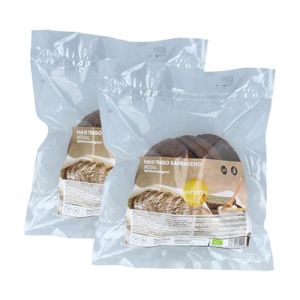 P&atilde;o integral de trigo sarraceno sem gl&uacute;ten Bio 370 g - Naturitas Essentials