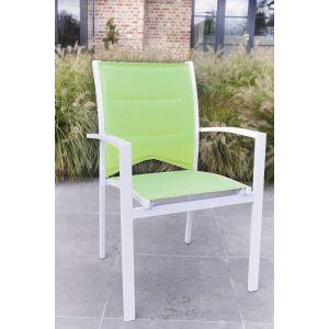 Image de Wilsa Modulo - Fauteuil de jardin alu et textil&egrave;ne