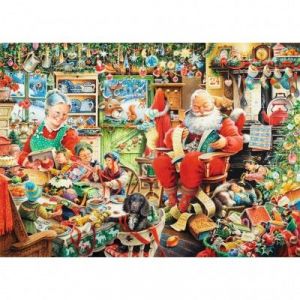 Image de Ravensburger Puzzle Les derniers pr&eacute;paratifs du P&egrave;re No&euml;l 1000 pi&egrave;ces