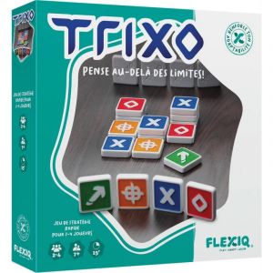 Asmodée FlexiQ - Trixo - Jeux de société - Jeux de stratégie et de réflexion - Jeux de voyage et de poche - Jeux familial à partir de 7 ans - 2 à 4 joueurs - Version française