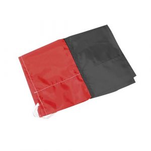 Precision - Drapeau de coin (Taille unique) (Rouge / noir) - UTRD264