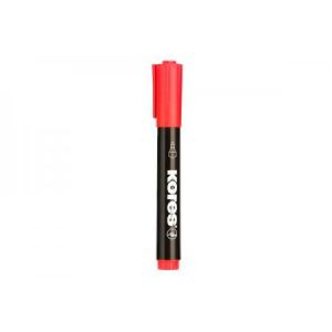 Kores M20957 - Marqueur permanent K-Marker XP2, pointe biseau, encre rouge