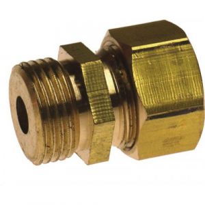 Image de Riquier Raccord bague laiton m&acirc;le s&eacute;rie lourde &Oslash; 12 &Oslash; 12/17 BRICOZOR