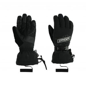 Spyder Gants Overweb GORE-TEX noir éclipse - L