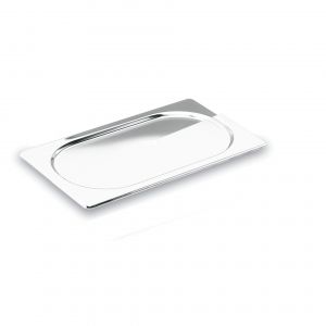 Lacor Couvercle 1/4 pour cuvettes sans poigné en inox