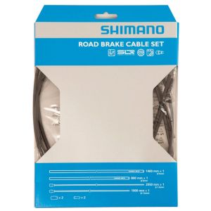 Image de Shimano Jeu Câbles et Gaines PTFE TEFLON Freins ROUTE ROUGE