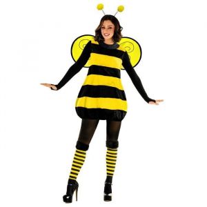 Morph Costume Abeille Femme Déguisement Bourdon Tenue Reine Abeille Soirée et Événements L
