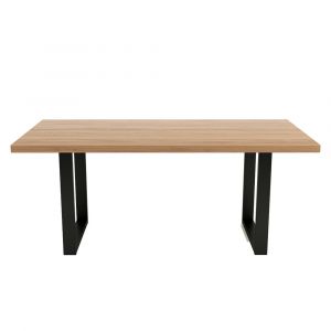 Table à manger en chêne et hêtre massif L180cm