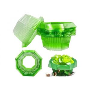 Durable Lot de 20 Colliers Anti-Limaces &Oslash; 24 cm - Anneaux de Protection Naturelle pour L&eacute;gumes et Fleurs - Barri&egrave;re Plastique