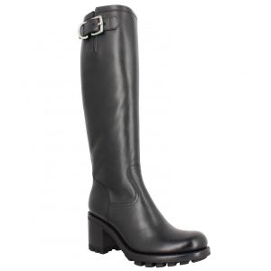 Image de FREE LANCE Justy 7 Zip Geronimo Buckle cuir lisse Femme-35-Noir