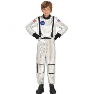 DÉGUISEMENT COMBI NASA ASTRONAUTE ARGENT ENFANT 5/6 ANS Gris Argent