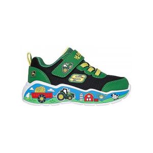 Skechers Play Scene Barn-Squad Buddies, Basket Gar&ccedil;ons, Green/Black,
