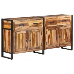 VidaXL Buffet 172x35x80 cm Bois d'acacia solide avec finition